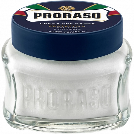 Krem Proraso Blue Pre-Shave przed goleniem do suchej skóry, ochronny i nawilżający 100ml Produkty do golenia Proraso 8004395009039