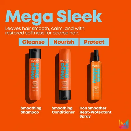 Szampon Matrix Mega Sleek wygładzający 300ml Szampony wygładzające Matrix 3474630740716