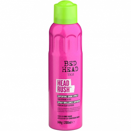 Mgiełka Tigi Bed Head Headrush nadająca połysk i zdrowy wygląd włosów 200ml Spraye do włosów Tigi 615908433432