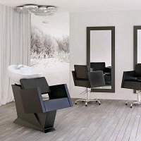 Fotel Panda Kubik QR do salonu fryzjerskiego Fotele fryzjerskie Panda