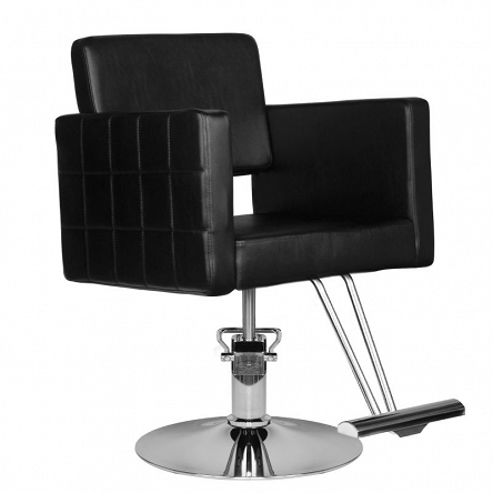 Fotel fryzjerski Hair System HS33, czarny dostępny w 48h Fotele fryzjerskie Hair System 5906717420016