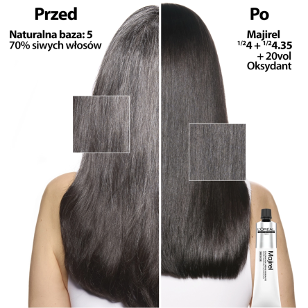 Farba do włosów Loreal Majirel Cool Cover ochładzająca kolor 60ml Farby do włosów Loreal L'Oreal Professionnel 3474637279868