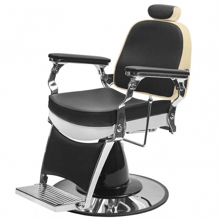 Fotel barberski Gabbiano FREDERICO fryzjerski czarny dostępny w 48h Fotele barberskie Gabbiano 5906717415210