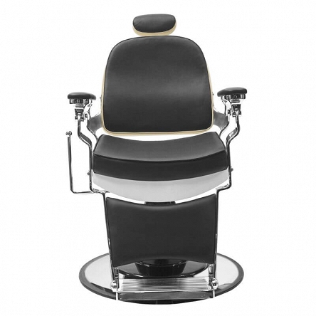 Fotel barberski Gabbiano FREDERICO fryzjerski czarny dostępny w 48h Fotele barberskie Gabbiano 5906717415210