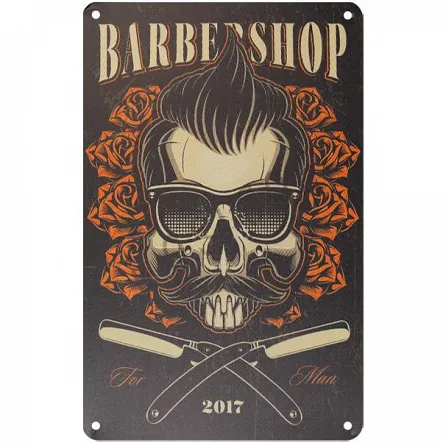 Tablica ozdobna Activ Barber B050 do salonu barberskiego 20x30cm Activ 5906717438622