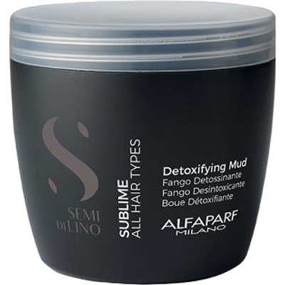 Maska Alfaparf Semi Di Lino SUBLIME błotna detoksykująca do każdego rodzaju włosów 500ml Maski do włosów Alfaparf