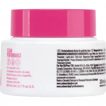 Maska Schwarzkopf BC Bonacure Color Freeze do włosów farbowanych 200ml Schwarzkopf 4067971109954