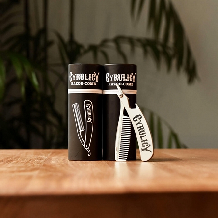 Składany grzebień Cyrulicy Premium, do brody stalowy Grzebienie fryzjerskie Cyrulicy 5907713358549