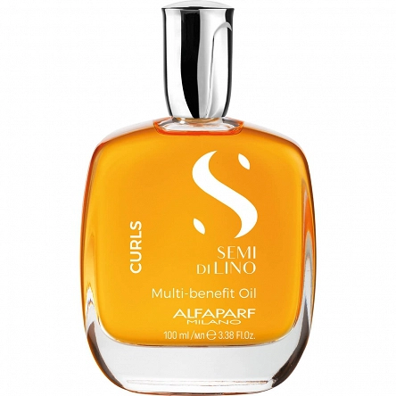 Olejek Alfaparf Semi Di Lino Curls Multi Benefit Oil wielofunkcyjny do włosów kręconych 100ml Olejki do włosów Alfaparf 8022297111353