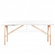 Stół Activ Komfort 2 Wood składany do masażu (drewniany), segmentowy biały Łóżka do masażu Activ 5906717422553