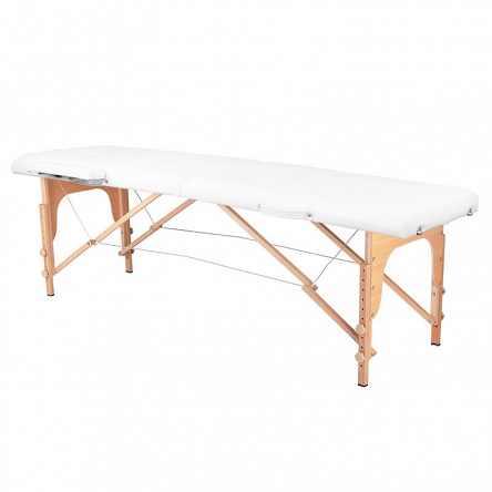 Stół Activ Komfort 2 Wood składany do masażu (drewniany), segmentowy biały Łóżka do masażu Activ 5906717422553