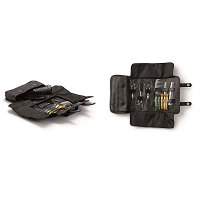 Mini Walizka stylisty kolor czarny, vintage Kabury fryzjerskie 7392907913303