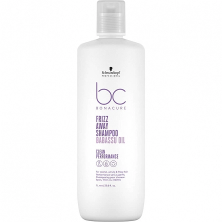 Szampon Schwarzkopf BC Bonacure Frizz Away wygładzający do włosów puszących się 1000ml Schwarzkopf 4045787725438