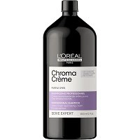 Szampon Loreal Chroma Creme Purple neutralizujący żółte odcienie do włosów blond i platynowych 500ml L'Oreal Professionnel 3474637054922