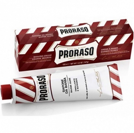 Krem do golenia Proraso Red Shaving Cream do skóry suchej z twardym zarostem 150ml Proraso Proraso 8004395001095