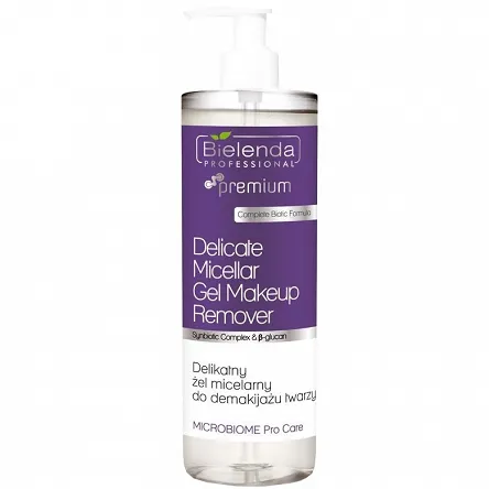 Żel Bielenda MICROBIOME Pro Care micelarny do demakijażu twarzy 500ml MICROBIOME - Wzmocnienie i regeneracja skóry twarzy Bielenda 5902169031282