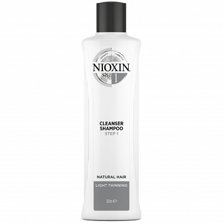 Szampon Nioxin System 1 oczyszczający do włosów naturalnych 300ml Szampony oczyszczające Nioxin 8005610494418