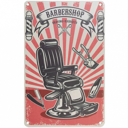 Tablica ozdobna Activ Barber B025 do salonu barberskiego 20x30cm Activ 5906717438516