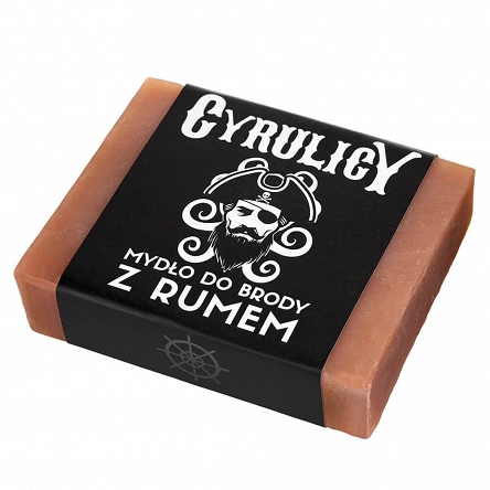 Mydło Rumowe Cyrulicy, w kostce do brody 100g Pielęgnacja Cyrulicy 5907713358556