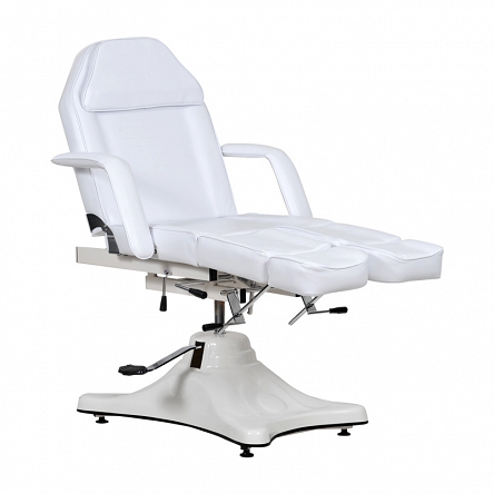 Fotel kosmetyczny Italpro KOMFORT DUO biały dostępny w 48h Fotele kosmetyczne z ręczną regulacją Italpro