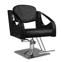 Fotel fryzjerski Hair System SM308, czarny dostępny w 48h Fotele fryzjerskie Hair System 5906717428999