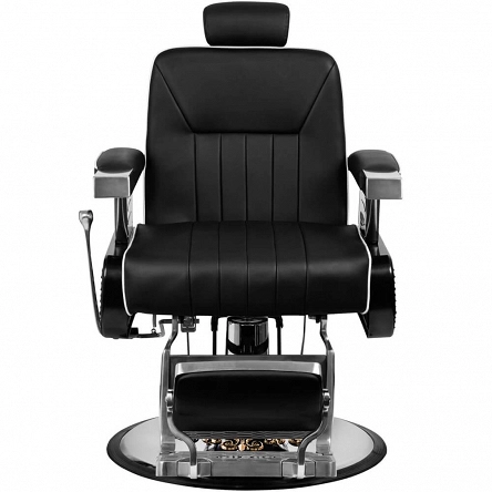 Fotel barberski Gabbiano Livio czarny Gabbiano 5906717440779