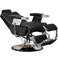 Fotel barberski Gabbiano Livio czarny Gabbiano 5906717440779