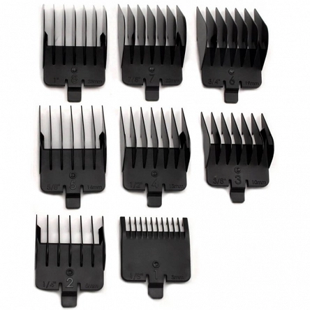 Nakładki BaByliss PRO dostępne w rozmiarach 3, 6, 10, 13, 16, 19, 22, 25mm do maszynki FX811E Maszynki do strzyżenia BaByliss Pro 3030053829607