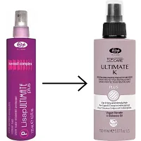 Spray Lisap Top Care Ultimate K Plus do stylizacji i prostowania włosów 150ml fluid wygładzający do włosów Lisap