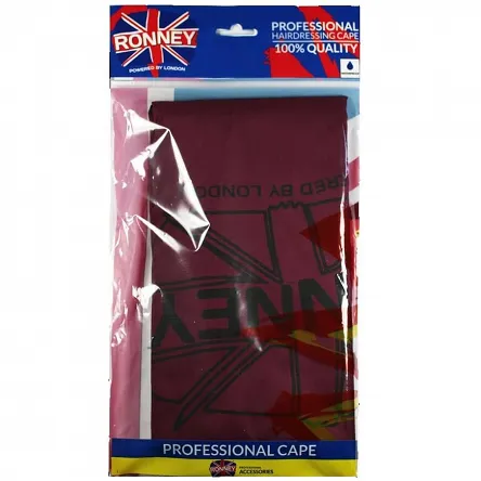 Peleryna  fryzjerska wodoodporna RONNEY Cape Waterproof RA00289 różne kolory Peleryny fryzjerskie Ronney 5060589150720