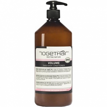 Naturalna odżywka Togethair Volume zwiększająca objętość włosów cienkich 1000ml Togethair 8002738183361