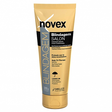 Odżywka Novex Blindagem Salon keratynowa do włosów suchych i zniszczonych 200g Odżywka wzmacniająca włosy Novex 7896013547631