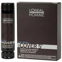 Odsiwiacz Loreal Homme Cover 5, koloryzacja do włosów dla mężczyzn 50ml Farby dla mężczyzn L'Oreal Professionnel