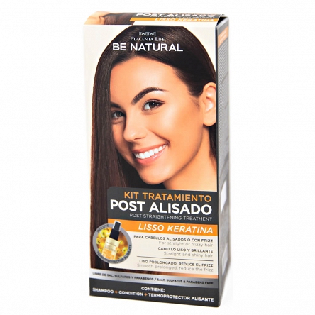 Zestaw Placenta Life Post Alisado Lisso Keratina, po keratynowym prostowaniu włosów 2x250 + 50ml zestaw po keratynowym prostowaniu Placenta Life 7756719017718