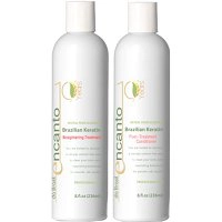 Zestaw Encanto DO BRASIL keratyna i  odżywka po keratynowym prostowaniu 2x236ml Trwała i prostowanie Encanto