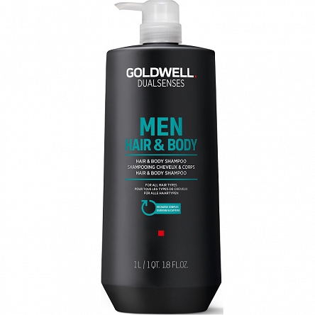 Szampon Goldwell Dualsenses For Men Hair & Body do włosów przetłuszczających się 1000ml Szampony do włosów przetłuszczających się Goldwell 4021609028734