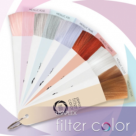 Farba Lisaplex Filter Color Metallic koloryzacja do włosów 100ml Farby do włosów bez amoniaku Lisap 1200100070012