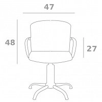 Fotel fryzjerski Ayala PIK czarny podstawa pięcioramienna + kółka dostępny w 48H Fotele fryzjerskie Ayala 5905943010824
