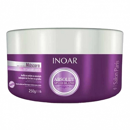 Maska INOAR Speed Blond do włosów blond 250ml Włosy farbowane Inoar 7898581083016