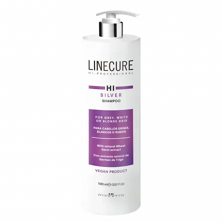Szampon Hipertin Linecure Silver do włosów siwych i blond 1000ml Szampony do włosów Hipertin 8430190047721