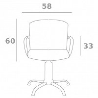 Fotel fryzjerski Ayala Royal 01 na pompie hydraulicznej z możliwością wyboru podstawy Fotele fryzjerskie Ayala