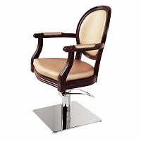 Fotel fryzjerski Ayala Royal 01 na pompie hydraulicznej z możliwością wyboru podstawy Fotele fryzjerskie Ayala