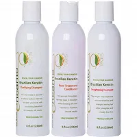 Zestaw Encanto Do Brasil 3x236ml keratyna, szampon i odżywka do keratynowego prostowania włosów Keratynowe prostowanie włosów Encanto