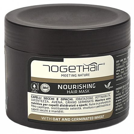 Naturalna maska odżywcza Togethair Nourishing do włosów matowych i suchych 500ml Togethair 8052575370264
