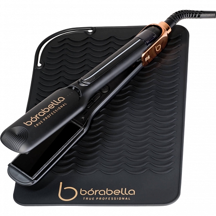 Prostownica Borabella Black Nano Titanium do włosów, nanotytanowa Borabella 5905794952106
