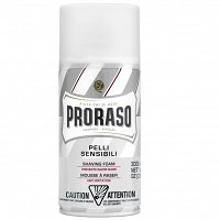 Pianka do golenia Proraso White Shaving Foam, skóra wrażliwa 300ml Produkty do golenia Proraso 8004395001941
