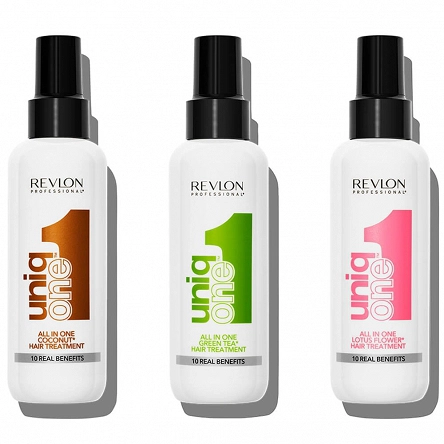 Maska Revlon Uniq One Green Tea, wielofunkcyjna w sprayu do włosów 150ml Włosy suche Revlon Professional 8432225129853