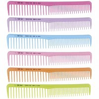 Grzebień fryzjerski Euro Stil 441/99 17cm, różowy Euro Stil 8423029031374