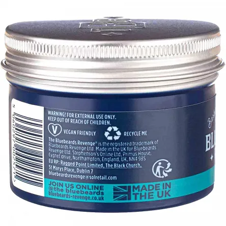 Pomada Bluebeards Revenge o mocnym chwycie do włosów dla mężczyzn 100ml Pomady do włosów Bluebeards 5060297002571