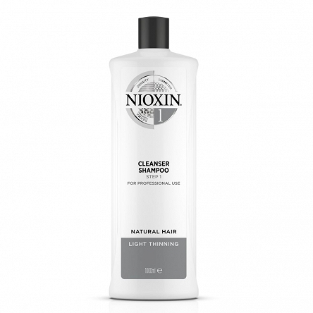 Szampon Nioxin System 2 do włosów naturalnych, oczyszczający 1000ml Szampony do włosów przetłuszczających się Nioxin 8005610494944